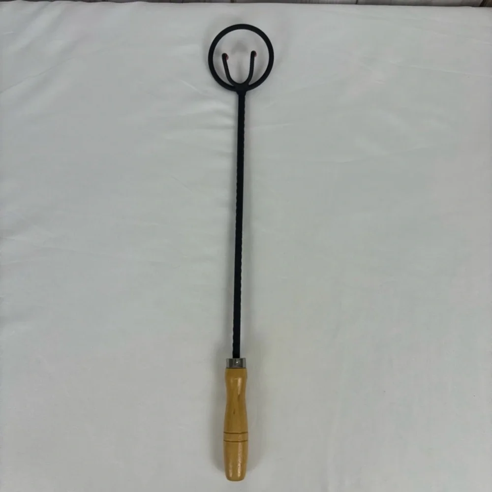 Grill Smoker Onion Cleaner Tool All Natural Heavy Duty Metal Wood New Size 20” - Picture 4 of 16